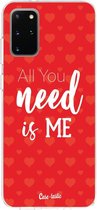 Casetastic Samsung Galaxy S20 Plus 4G/5G Hoesje - Softcover Hoesje met Design - All you need is me Print