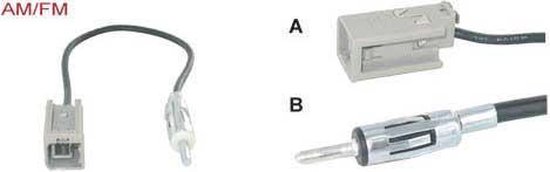Norina Daniel GT5 Male To DIN 150 Ohm Female Antenna Adapter – 20cm – For Hyundai & Kia