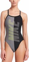 Nike Swim Racerback One Piece Dames Badpak - Black - Maat 42