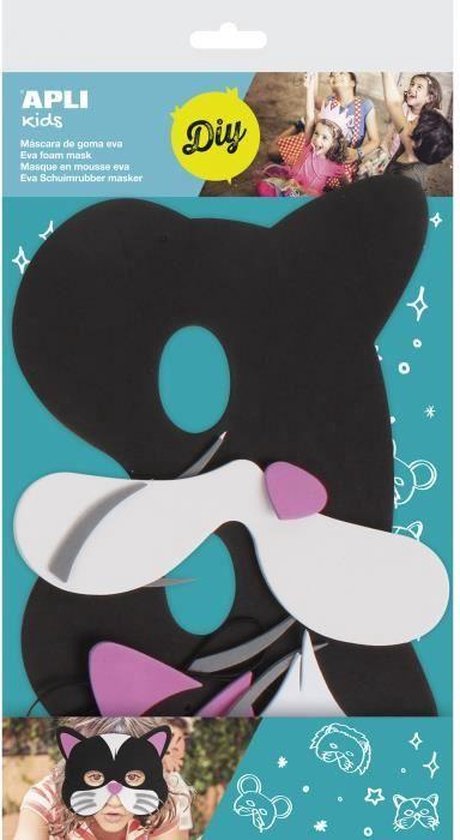 Fogli Gomma EVA Stampata Leopardo APLI Kids - 3 Fogli 600x400 Mm