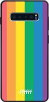 Samsung Galaxy S10 Hoesje TPU Case - #LGBT #ffffff
