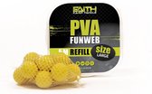 Faith PVA Funnel Web Boilie Refill - Large - 5m - Wit