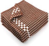 Fecido Classic Theedoeken Met Hangende Lus - Set Van 4 - Bruin