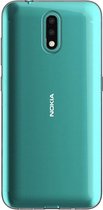 Shop4 - Geschikt voor Nokia 2.3 Hoesje - Zachte Back Case Transparant