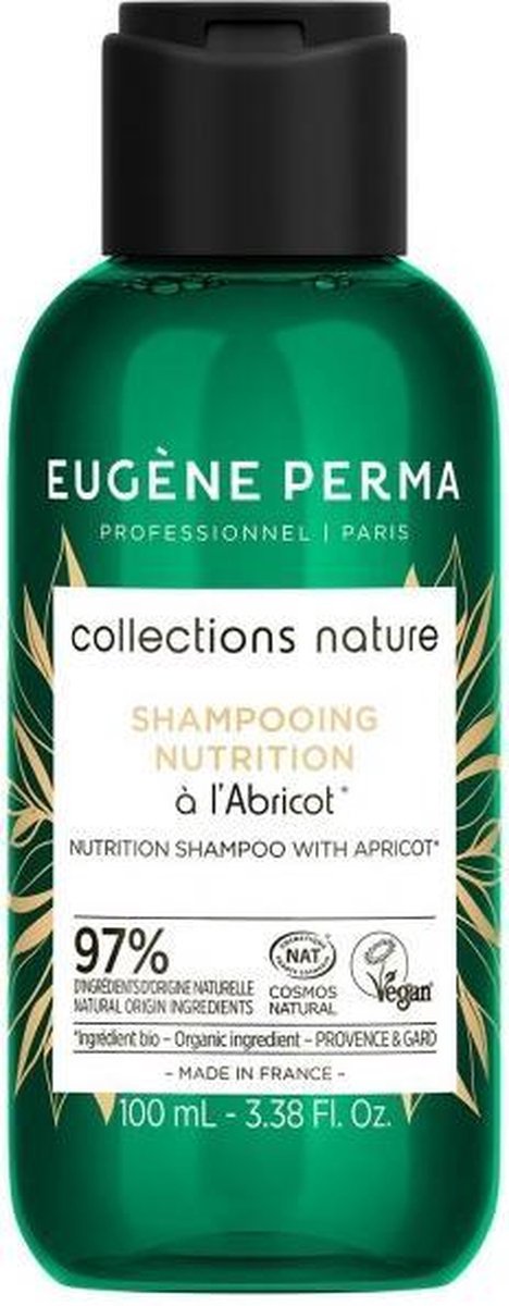 3 x Eugene Perma Collections Nature Nutrition Shampoo With Apricot Droog/beschadigd Haar 100ml