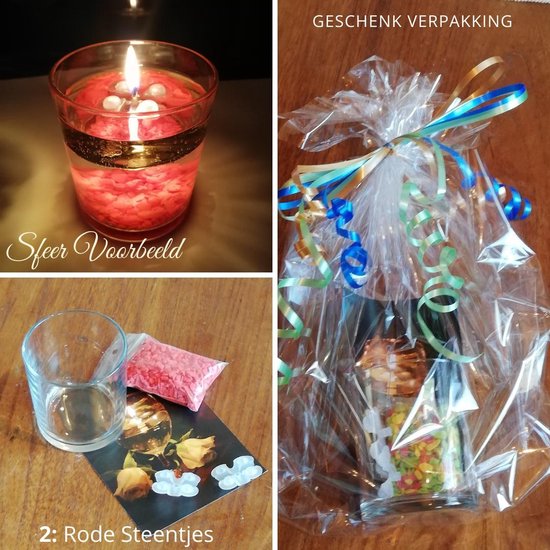 ✔️ Emballage cadeau: bougies flottantes réutilisables atmosphériques en  Glas ! | bol.com