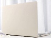 Macbook Hoes Case voor MacBook Air 13 inch (A1932) 2018 - 2019 - Laptopcover - Matte Beige