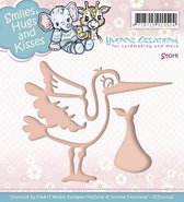 Die - Yvonne Creations - Smiles, Hugs and Kisses - Stork