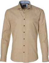 Jac Hensen Overhemd - Modern Fit - Bruin - 4XL Grote Maten
