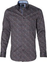 Jac Hensen Overhemd - Modern Fit - Blauw - 5XL Grote Maten