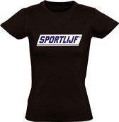 Sportlijf dames t-shirt | cadeau | grappig | funny | maat M