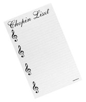 Schrijfpapier 'Chopin Liszt'