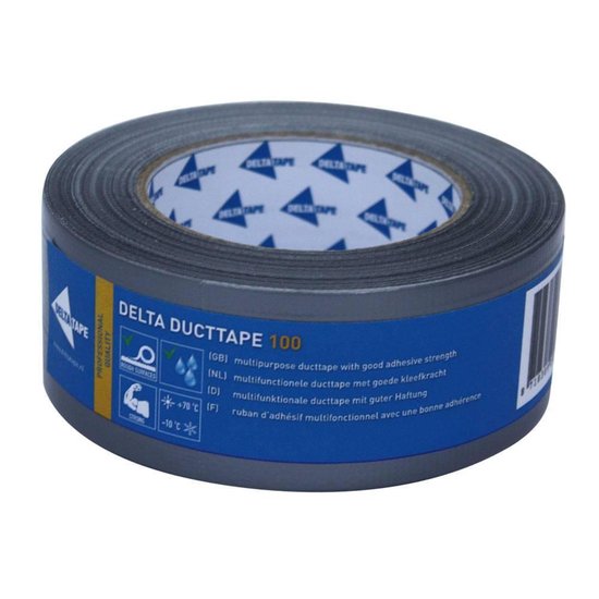 Duct tape grijs 70 mesh - 50mm x 50m