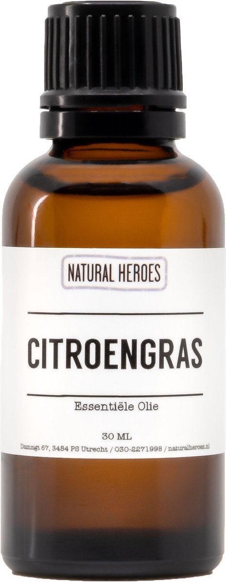 Natural Heroes - Citroengras Etherische Olie 30ml