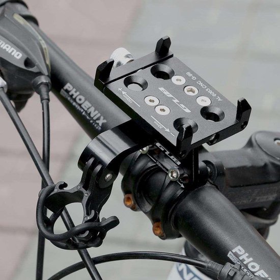 Rokform - Universele fietstelefoonhouder, past op elk fietsstuur of fietsstuurpen van 7/8 tot 2,2, Werkt met alle Twist Lock Cases of Universele Adapter, Sport Series (zwart