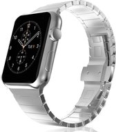 Apple Watch 40MM / 38MM Bandje Luxe Schakelband Roestvrij Staal Zilver