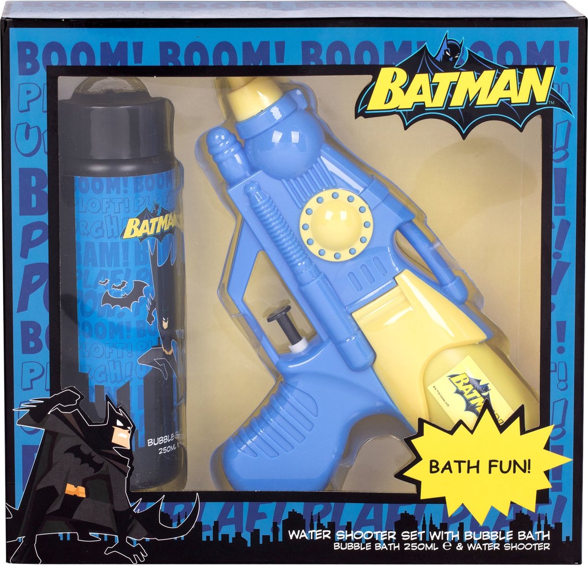 FRAGRANCES FOR CHILDREN - Batman SET Bath foam 250 ml + Water pistol 1 pc