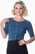 Dancing Days Cardigan -L- RAVEN Blauw