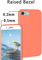 geschikt voor Apple iPhone 7 / geschikt voor Apple iPhone 8 / geschikt voor Apple iPhone SE 2020 / SE 2022 hoesje siliconen - oranje