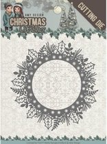 Dies - Amy Design - Christmas Wishes - Holly Wreath