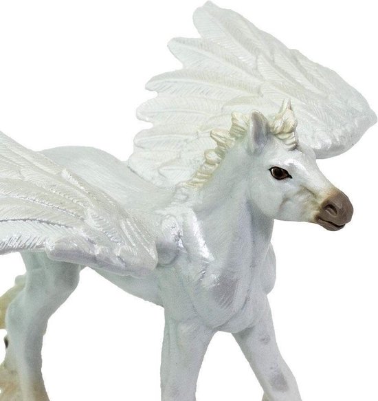 Safari Speelfiguur Baby Pegasus Meisjes 12,75 Cm Wit