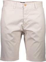 Gant Korte Broek Wit Normaal - Maat W38 - Heren - Lente/Zomer Collectie - Katoen;Elastaan