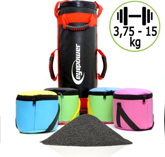 Sand Bag for Training, Heavy Workout, 30-45 kg, Adjustable Sand Bag, Empty Training Sandbag for Functional Fitness, Weight Bag