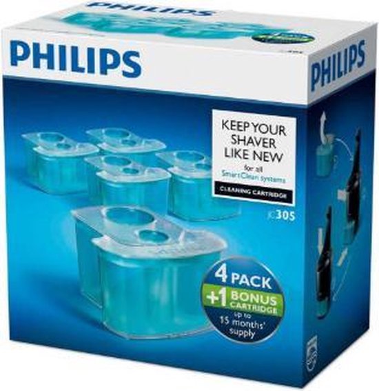 Philips reiniging reiniger cartridge scheerapparaat - SmartClean - 5 stuks  -... | bol.com