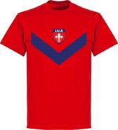 Lille OSC Team T-shirt - Rood - L
