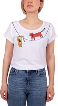Biggdesign-Acrobat Cat-T Shirt-S