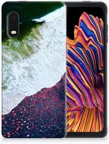 TPU Siliconen Hoesje Geschikt voor Samsung Xcover Pro Telefoon Hoesje Sea in Space
