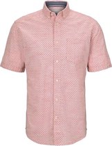 Tom Tailor Korte mouw Overhemd - 1019471 Oranje (Maat: XL)