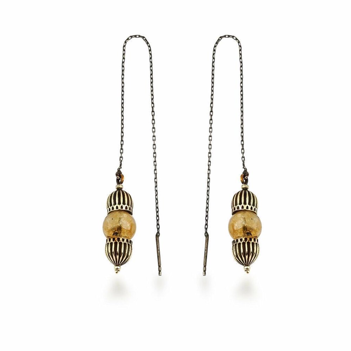 BiggDesign - Lange Oorbellen Dames Zilver - Doortrekoorbellen