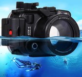 PULUZ 40m onderwater duikbril Waterdichte camera behuizing voor Canon G7 X Mark II (zwart)