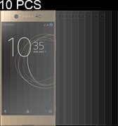 10 STKS voor Sony Xperia XA1 Plus 0.26mm 9 H Oppervlaktehardheid 2.5D Gebogen Rand Gehard Glas Screen Protector