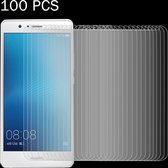 100 STKS Huawei G9 Plus 0.26mm 9H Oppervlaktehardheid Explosiebestendig Niet-volledig scherm Gehard Glas Zeeffilm