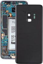 Batterij achterkant met cameralens voor Galaxy S9 (zwart)