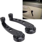 1 Paar Universele Car Wagon Deur Window Crank Handle Winder Manual Deur Crank Handle Window Winders (Zwart)