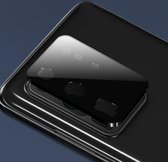 Voor Galaxy S20 Ultra 0.3mm titanium legering glas achteruitrijcamera lensbeschermer gehard glasfilm (zwart)