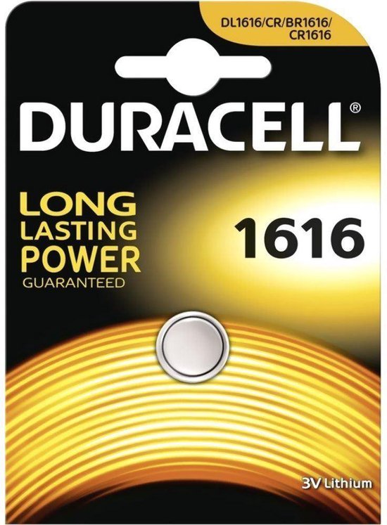 Duracell CR1616 - 1 stuk