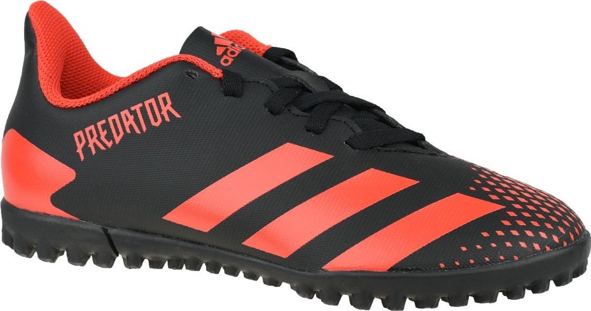 adidas Predator 20.4 kunstgrasschoenen jongens zwart/rood | bol.com
