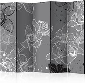 3D Tapijt Vouwscherm - Kamerscherm - Scheidingswand - Winter flora II [Room Dividers] 225x172 - 3D Tapijt