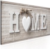 Schilderijen Op Canvas - Schilderij - Beloved Home 135x45 - Artgeist Schilderij