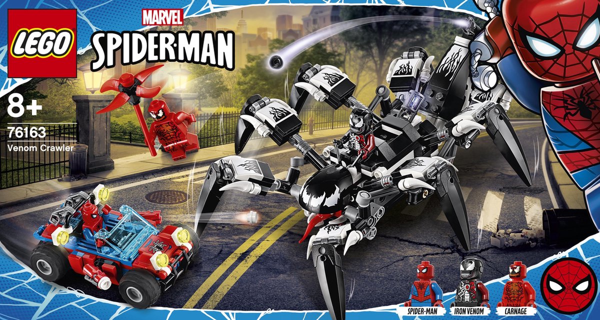 LEGO Marvel Avengers Marvel Super Heroes 76163 Le véhicule araignée de  Venom | bol.com