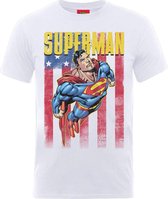 DC Comics Superman Kinder Tshirt -Kids tm 8 jaar- US Flight Wit