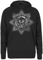 Motorhead - Pig Badge Hoodie/trui - M - Zwart