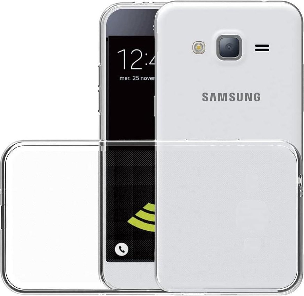 Samsung Galaxy J3 2016 - Coque en silicone - Transparente | bol.com