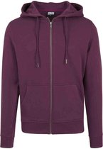 Urban Classics Vest met capuchon -M- Basic Bordeaux rood/Rood