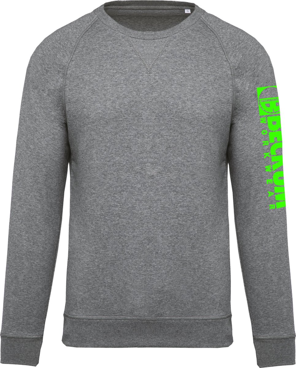 Beckum Workwear EBTR05 Sweater met logo Heather Grey XL