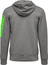 Beckum Workwear EBTR06 Hooded sweater met logo Heather Grey 3XL